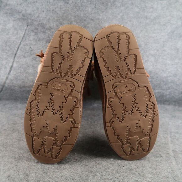 Tamarac Shoes Womens 9 Boot Winter Leather Wool Pull On Comfort Warm Brown Tahoe - Picture 12 of 14